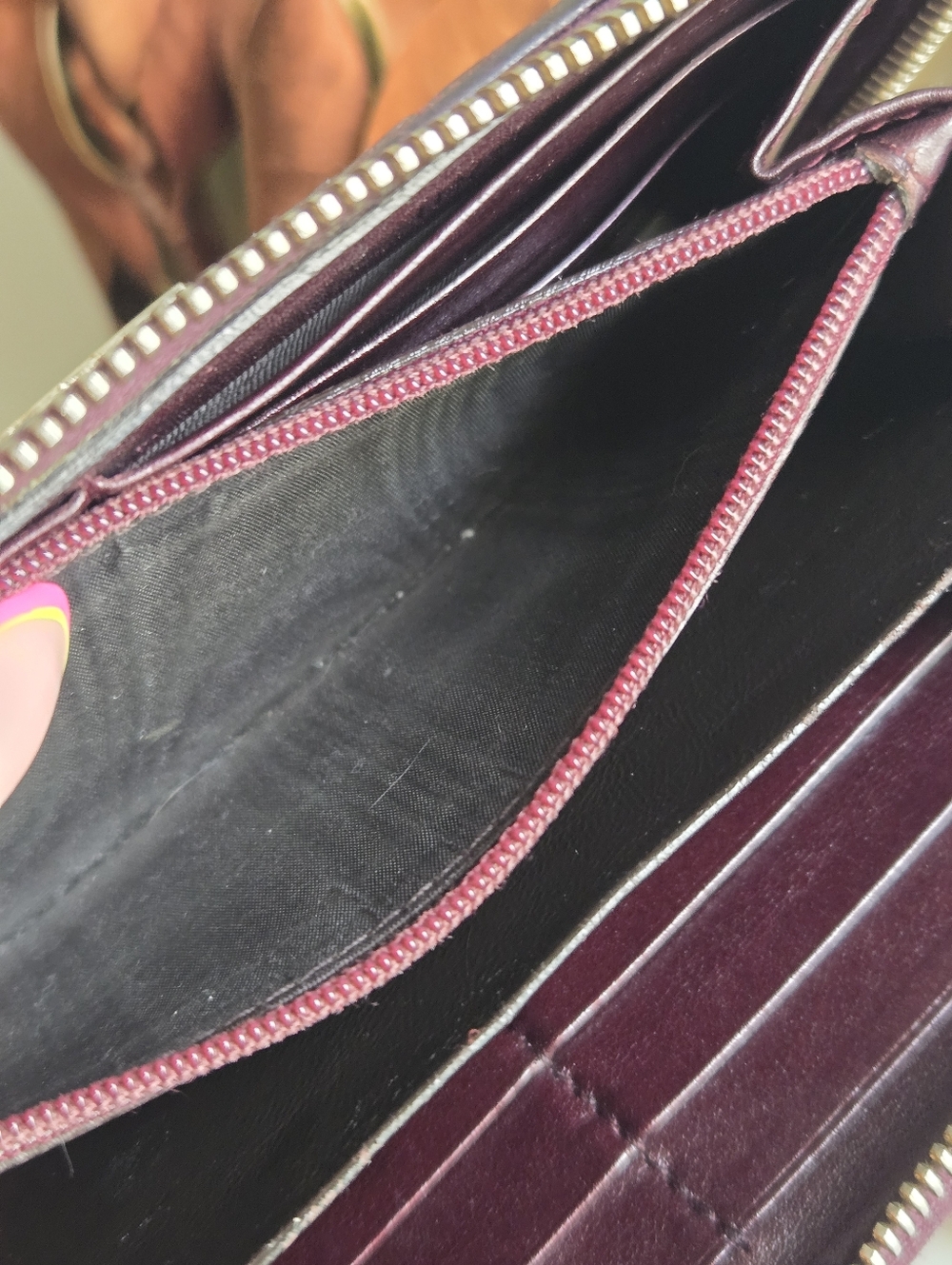 GUC Gucci Guccissima Brown Leather Long Continental Zip-around Wallet - Picture 14 of 14